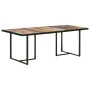 Solid recycled wood dining table 200 cm by vidaXL, Kitchen and dining tables - Ref: Foro24-320698, Price: 365,87 €, Discount: %