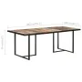 Solid recycled wood dining table 200 cm by vidaXL, Kitchen and dining tables - Ref: Foro24-320698, Price: 365,87 €, Discount: %