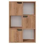 Brown oak chipboard shelf 60x27.5x88 cm by vidaXL, Bookcases and shelves - Ref: Foro24-338165, Price: 77,11 €, Discount: %