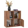 Eichenbraunes Holzwerkstoffregal 60 x 27,5 x 59,5 cm von vidaXL, Bücherregale und Regale - Ref: Foro24-338172, Preis: 44,26 €...