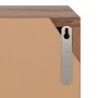 Eichenbraunes Holzwerkstoffregal 60 x 27,5 x 59,5 cm von vidaXL, Bücherregale und Regale - Ref: Foro24-338172, Preis: 44,26 €...