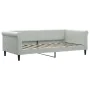 Trundle sofa bed with light gray velvet mattress 90x190 cm by vidaXL, Beds and slatted bases - Ref: Foro24-3197808, Price: 49...