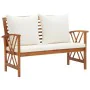 3-piece garden furniture with solid acacia wood cushions by vidaXL, Garden sets - Ref: Foro24-3057988, Price: 426,84 €, Disco...