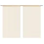 Fringen Vorhänge 2 Stück 100x250 cm beige von vidaXL, Vorhänge und Gardinen - Ref: Foro24-132404, Preis: 15,49 €, Rabatt: %