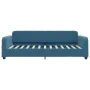 Sofa bed with blue velvet mattress 100x200 cm by vidaXL, Beds and slatted bases - Ref: Foro24-3196911, Price: 392,34 €, Disco...