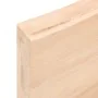 Unbehandelte Badezimmerarbeitsplatte aus Massivholz, 60 x 40 x (2–6) cm von vidaXL, Arbeitsplatten - Ref: Foro24-3156010, Pre...