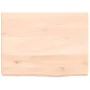 Unbehandelte Badezimmerarbeitsplatte aus Massivholz, 40 x 30 x (2–4) cm von vidaXL, Arbeitsplatten - Ref: Foro24-3155994, Pre...