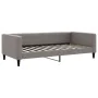 Trundle sofa bed taupe gray fabric 100x200 cm by vidaXL, Beds and slatted bases - Ref: Foro24-3196586, Price: 309,60 €, Disco...