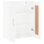 Glossy white engineered wood wall cabinet 69.5x34x90 cm by vidaXL, Sideboards - Ref: Foro24-835012, Price: 78,38 €, Discount: %