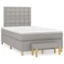 Boxspringbett mit hellgrauer Stoffmatratze 120x200 cm von vidaXL, Betten und Lattenroste - Ref: Foro24-3137461, Preis: 460,78...