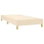 Cama box spring con colchón tela color crema 90x200 cm de vidaXL, Camas y somieres - Ref: Foro24-3140670, Precio: 308,88 €, D...