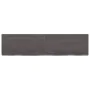 Dark brown treated wood bathroom countertop 120x30x(2-6) cm by vidaXL, Countertops - Ref: Foro24-3156234, Price: 106,33 €, Di...