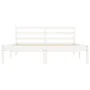 Solid white pine wood bed frame 160x200 cm by vidaXL, Beds and slatted bases - Ref: Foro24-835839, Price: 173,45 €, Discount: %