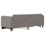 Trundle sofa bed with drawers taupe gray fabric 80x200 cm by vidaXL, Beds and slatted bases - Ref: Foro24-3196850, Price: 323...