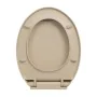 Toilettendeckel mit Soft-Close-Funktion, schnell lösbar, oval, beige von vidaXL, Toiletten- und Bidetsitze - Ref: Foro24-1458...