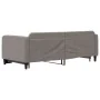 Trundle sofa bed taupe gray fabric 90x200 cm by vidaXL, Beds and slatted bases - Ref: Foro24-3196819, Price: 290,29 €, Discou...