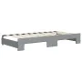 Sofá cama nido con colchón tela gris claro 90x190 cm de vidaXL, Camas y somieres - Ref: Foro24-3196844, Precio: 444,30 €, Des...