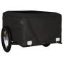 Black and yellow iron bicycle trailer 45 kg by vidaXL, Bicycle trailers - Ref: Foro24-94085, Price: 78,21 €, Discount: %