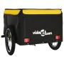 Black and yellow iron bicycle trailer 45 kg by vidaXL, Bicycle trailers - Ref: Foro24-94085, Price: 78,21 €, Discount: %