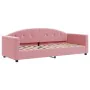 Trundle sofa bed with pink velvet drawers 80x200 cm by vidaXL, Beds and slatted bases - Ref: Foro24-3197369, Price: 498,30 €,...