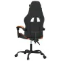 Schwarzer und orangefarbener Gaming-Stuhl aus Kunstleder von vidaXL, Gaming-Stühle - Ref: Foro24-3143896, Preis: 118,19 €, Ra...