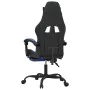 Gaming chair with footrest black blue synthetic leather by vidaXL, Gaming chairs - Ref: Foro24-3143902, Price: 128,28 €, Disc...