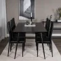 Venture Home Dining Chairs 2 pcs Slim Black Leather Look by Venture Home, dining chairs - Ref: Foro24-444739, Price: 84,30 €,...