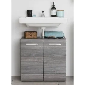 Trendteam Line Waschtischunterschrank in Rauchsilber von Trendteam, Badezimmerwaschtische - Ref: Foro24-445449, Preis: 119,23...