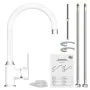 EISL DIZIANI chrome white single lever kitchen faucet by EISL, Faucets - Ref: Foro24-446499, Price: 81,36 €, Discount: %