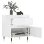 Nightstands 2 pcs glossy white engineered wood 40x35x50 cm by vidaXL, Nightstands - Ref: Foro24-830657, Price: 92,60 €, Disco...