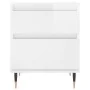 Nightstands 2 pcs glossy white engineered wood 40x35x50 cm by vidaXL, Nightstands - Ref: Foro24-830657, Price: 92,60 €, Disco...