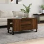 Engineered wood brown oak coffee table 102x44.5x50 cm by vidaXL, Coffee table - Ref: Foro24-831011, Price: 88,44 €, Discount: %