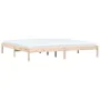 Estructura de cama madera maciza de pino 180x200 cm de vidaXL, Camas y somieres - Ref: Foro24-835763, Precio: 121,42 €, Descu...