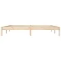 Estructura de cama madera maciza de pino 180x200 cm de vidaXL, Camas y somieres - Ref: Foro24-835763, Precio: 121,42 €, Descu...