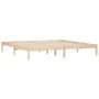 Estructura de cama madera maciza de pino 180x200 cm de vidaXL, Camas y somieres - Ref: Foro24-835763, Precio: 121,42 €, Descu...