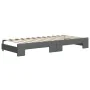 Trundle sofa bed with dark gray fabric mattress 90x200 cm by vidaXL, Beds and slatted bases - Ref: Foro24-3197549, Price: 541...