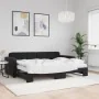 Trundle sofa bed with black velvet mattress 80x200 cm by vidaXL, Beds and slatted bases - Ref: Foro24-3196950, Price: 461,13 ...