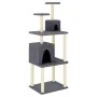 Cat scratching post with dark gray sisal posts 167 cm by vidaXL, Cat furniture - Ref: Foro24-172069, Price: 60,04 €, Discount: %