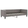 Trundle sofa bed with drawers taupe gray fabric 100x200 cm by vidaXL, Beds and slatted bases - Ref: Foro24-3196640, Price: 63...