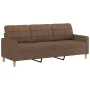 Sofa set with cushions 4 pieces brown fabric by vidaXL, Sofas - Ref: Foro24-3201253, Price: 742,52 €, Discount: %