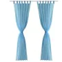 2 Transparent turquoise curtains 140 x 225 cm by vidaXL, Curtains and curtains - Ref: Foro24-130207, Price: 22,72 €, Discount: %