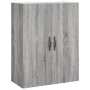 High sideboard sonoma gray plywood 69.5x34x180 cm by vidaXL, Sideboards - Ref: Foro24-3198071, Price: 157,26 €, Discount: %