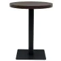 Bistro bar table made of dark ash MDF and steel, round, 60x75 cm. by vidaXL, Kitchen and dining tables - Ref: Foro24-245609, ...