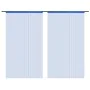 Fringe curtains 2 pieces 100x250 cm blue by vidaXL, Curtains and curtains - Ref: Foro24-132406, Price: 17,88 €, Discount: %