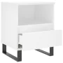 White plywood nightstand 40x35x50 cm by vidaXL, Nightstands - Ref: Foro24-830636, Price: 53,57 €, Discount: %