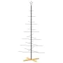 Weihnachtsbaum aus schwarzem Metall mit Holzsockel, 180 cm von , Weihnachtsbäume - Ref: Foro24-359605, Preis: 59,70 €, Rabatt: %