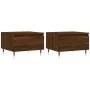 Coffee tables 2 pcs engineered wood brown oak 50x46x35cm by , Coffee table - Ref: Foro24-830859, Price: 55,36 €, Discount: %