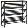 Oak brown engineered wood shoe rack furniture 90x30x85 cm by , Shoe racks and shoe organizers - Ref: Foro24-833432, Price: 57...