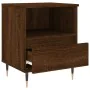 Nightstands 2 pcs oak brown engineered wood 40x35x50 cm by , Nightstands - Ref: Foro24-830619, Price: 77,06 €, Discount: %