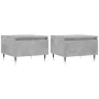 Coffee tables 2 units concrete gray engineered wood 50x46x35 cm by , Coffee table - Ref: Foro24-830853, Price: 54,01 €, Disco...